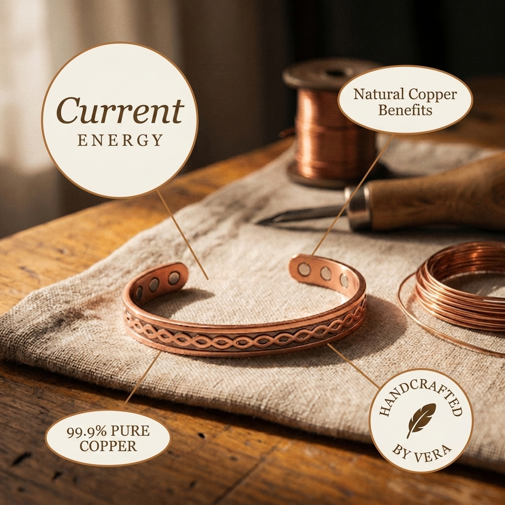 Cora's Current Copper Bracelet