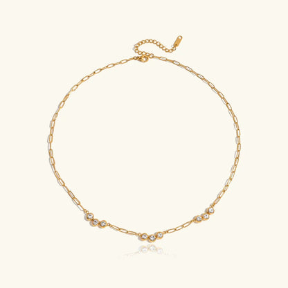 Fortune Diamond Clover Necklace