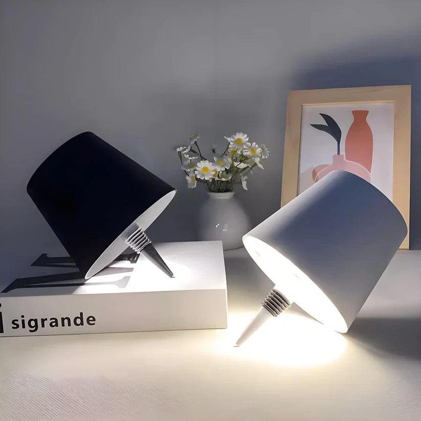 Bottle Lamp™ – Cordless LED Table Lamp for Bottles | USB Rechargeable, Dimmable, 18–24 Hr Battery