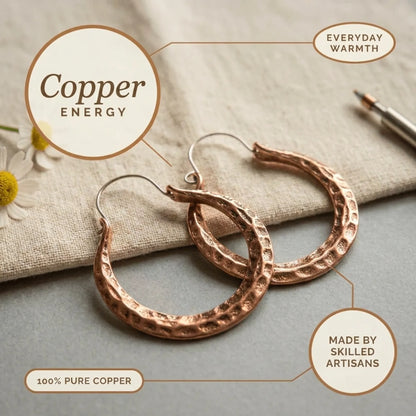 Alorin Forge Copper Earrings