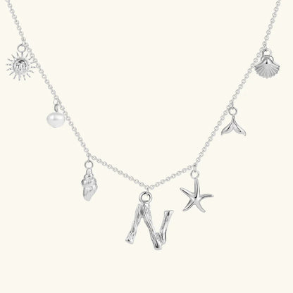 Avaria Ocean Initial Necklace
