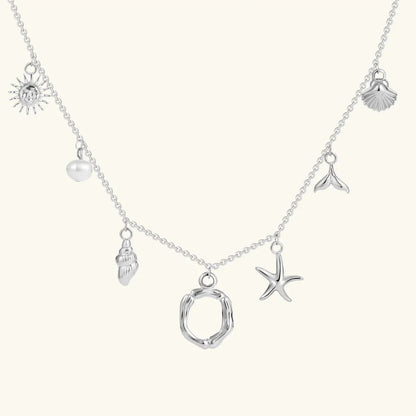 Avaria Ocean Initial Necklace