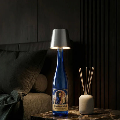 Bottle Lamp™ – Cordless LED Table Lamp for Bottles | USB Rechargeable, Dimmable, 18–24 Hr Battery