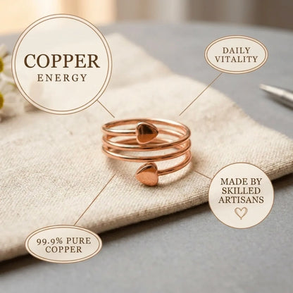 Alorin Lovecoil Copper Ring