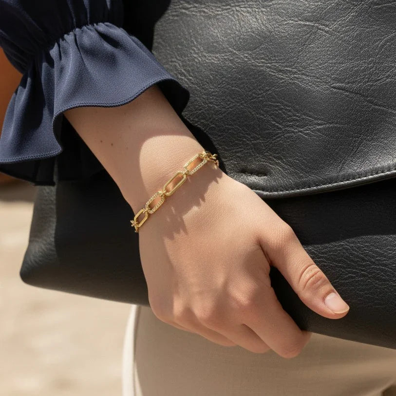 Coralie Diamond Chain Bracelet