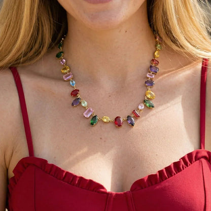 Jennie Gemstone Necklace