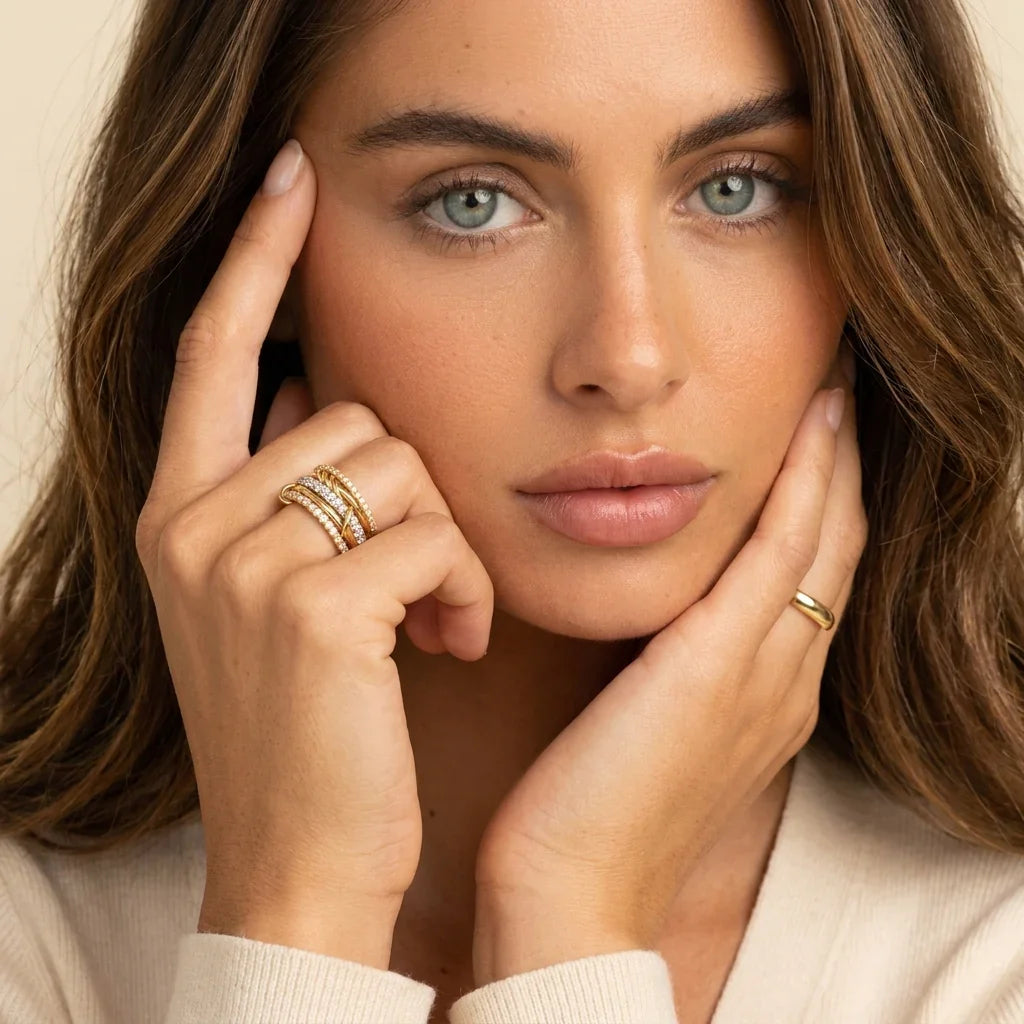 Blaise Stacked Diamond Ring