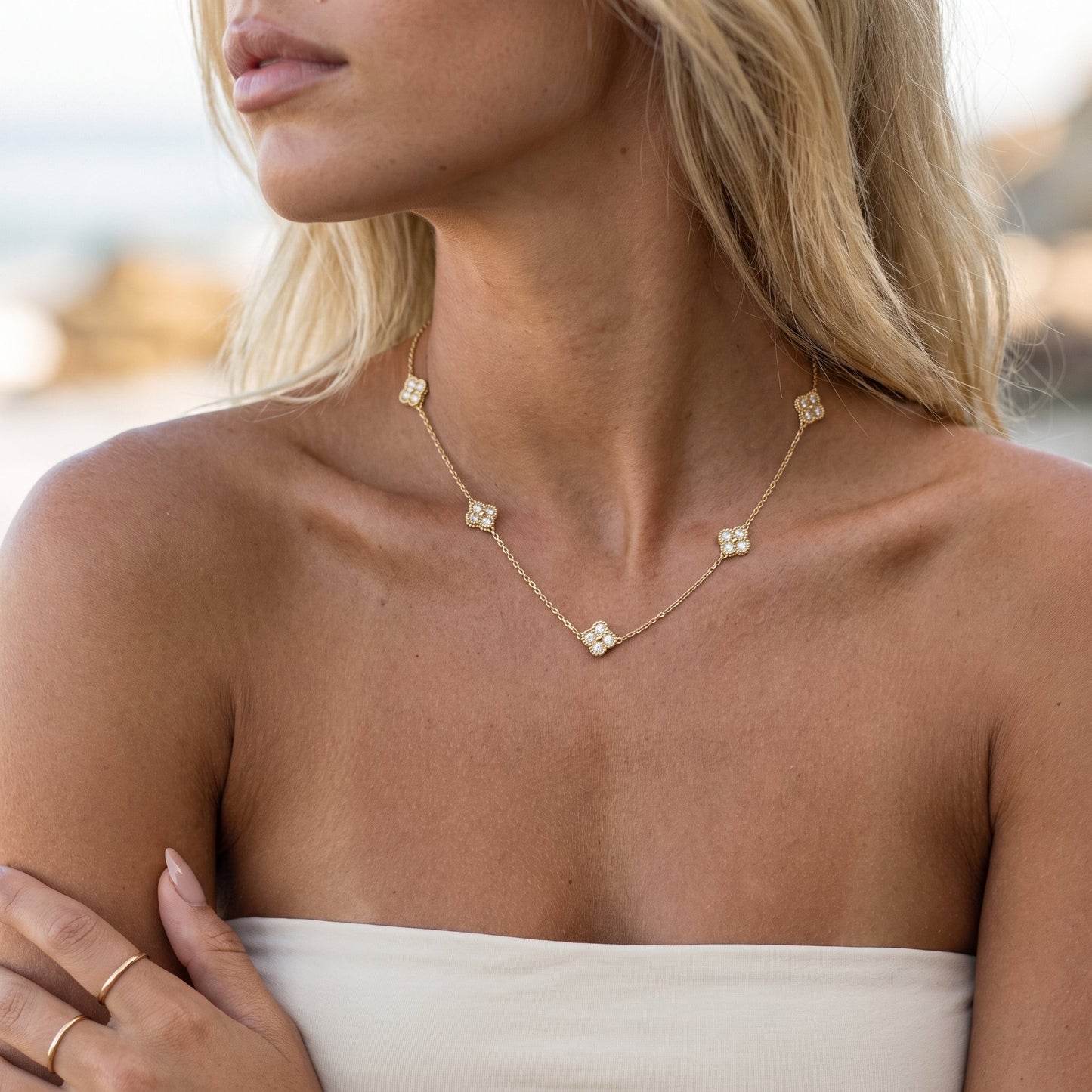 Chloe Station Necklace