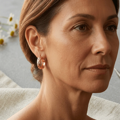 Alorin Starburst Copper Earrings