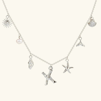 Avaria Ocean Initial Necklace