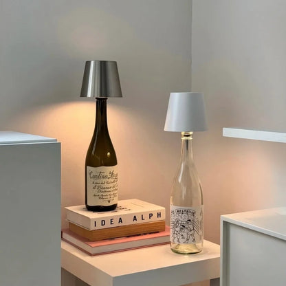 Bottle Lamp™ – Cordless LED Table Lamp for Bottles | USB Rechargeable, Dimmable, 18–24 Hr Battery
