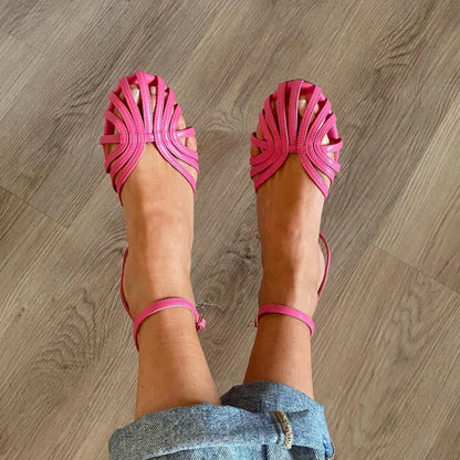 Vittoria Comfortable Flat Jewel Sandals