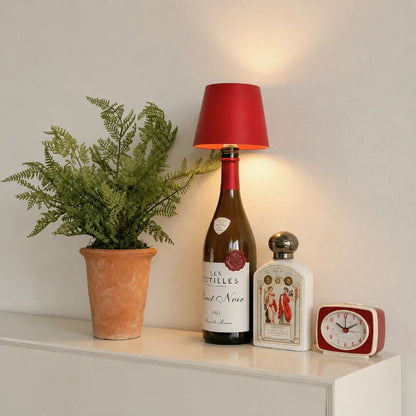 Bottle Lamp™ – Cordless LED Table Lamp for Bottles | USB Rechargeable, Dimmable, 18–24 Hr Battery