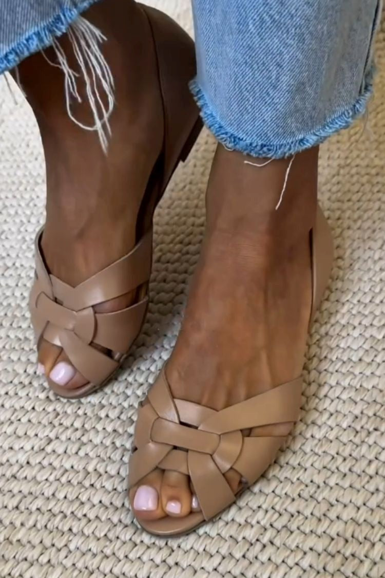 Serafina Woven Natural Comfort Sandals
