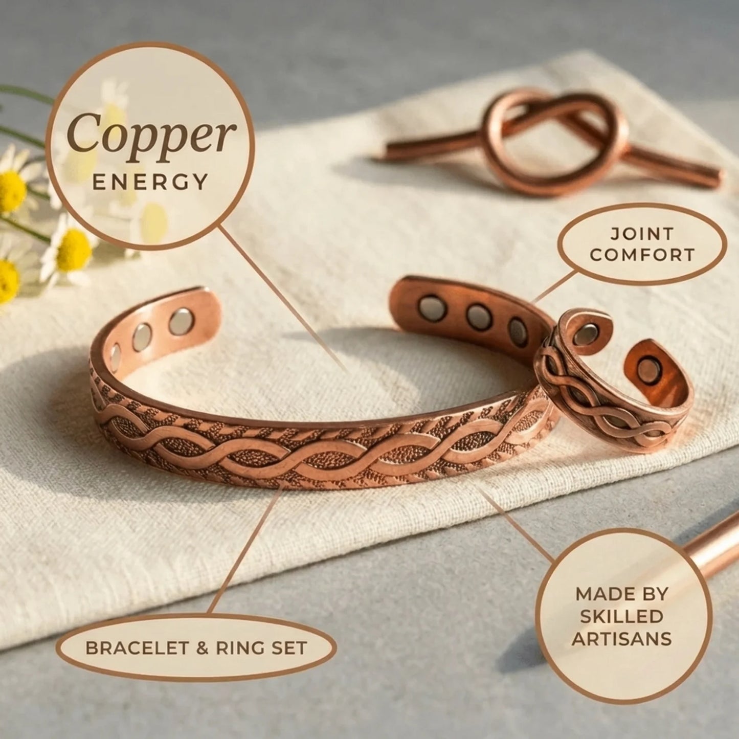 Alorin Interlock Copper Set