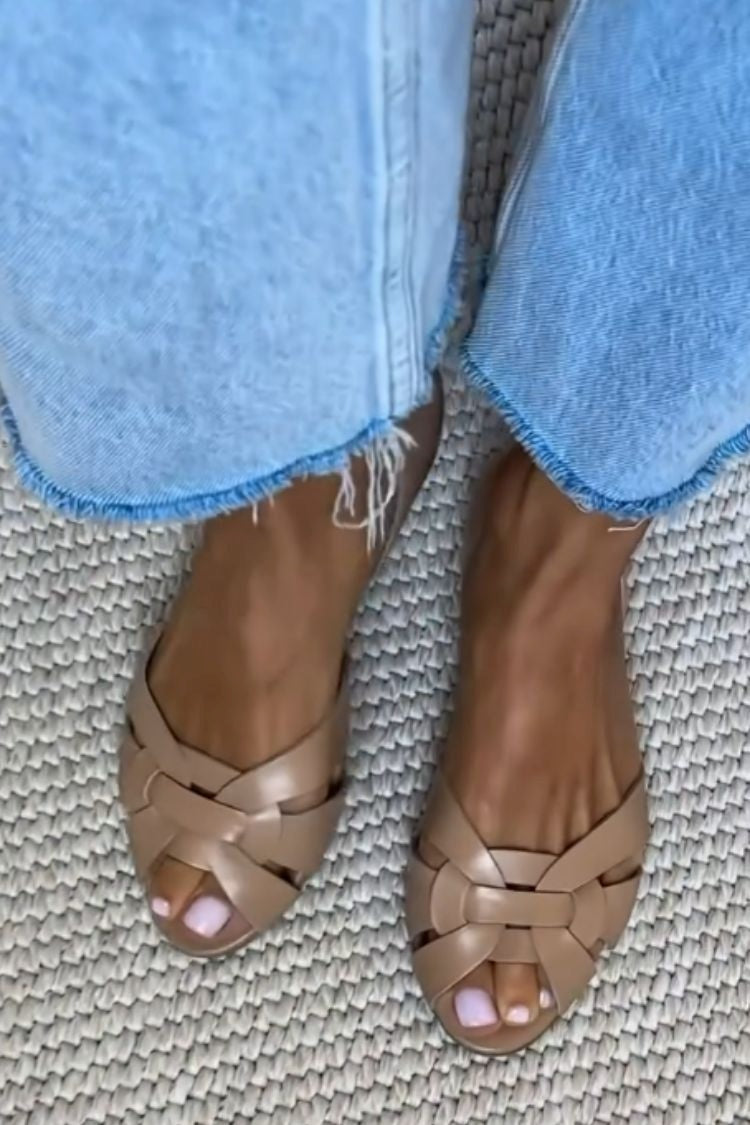 Serafina Woven Natural Comfort Sandals