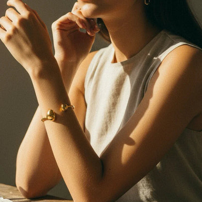 Mallory Minimalist Gold Cuff