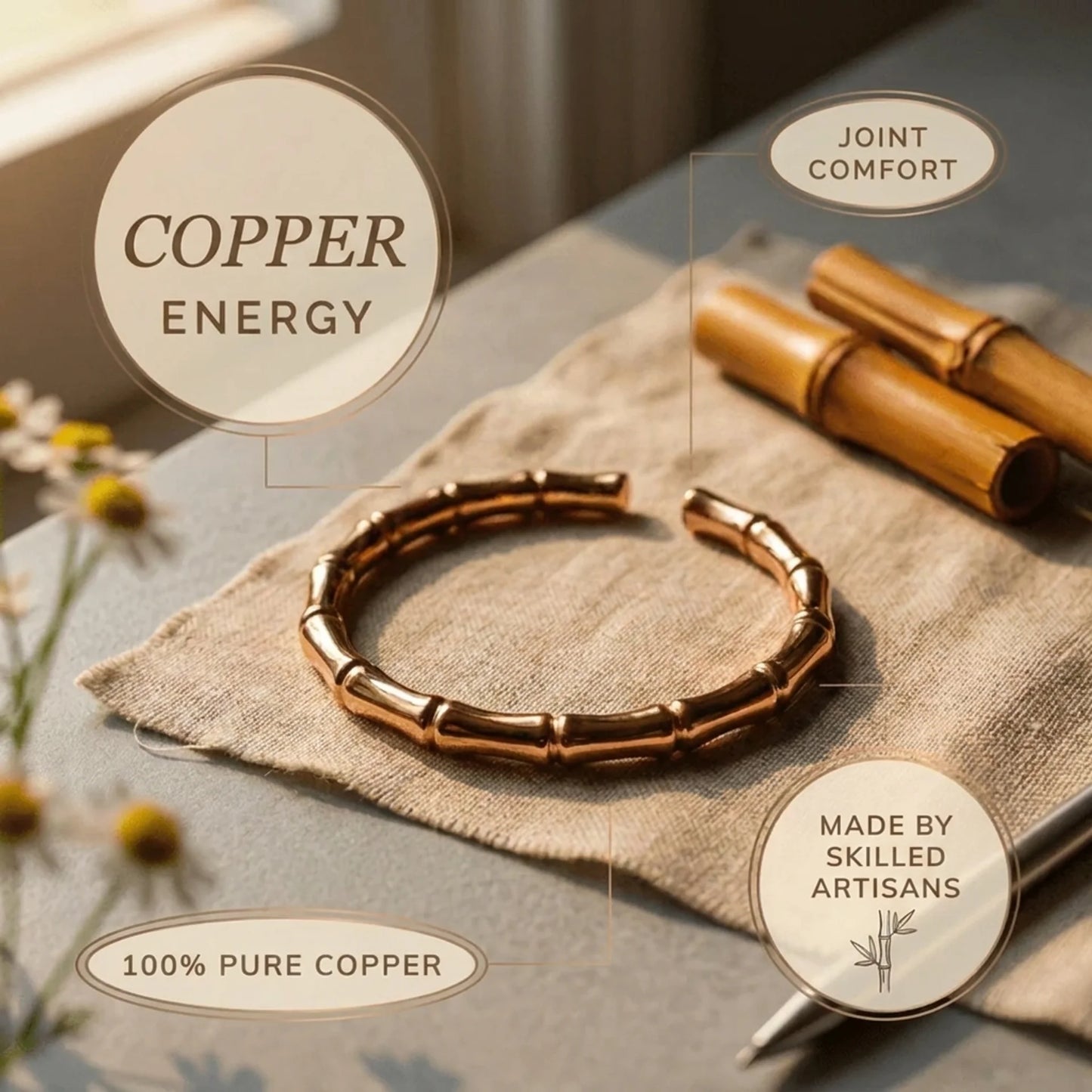 Alorin Culm Copper Bracelet