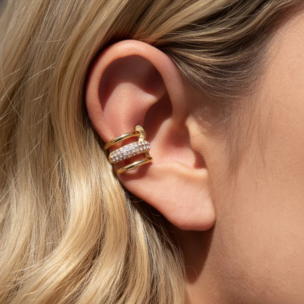 Hilda Layered Diamond Earrings