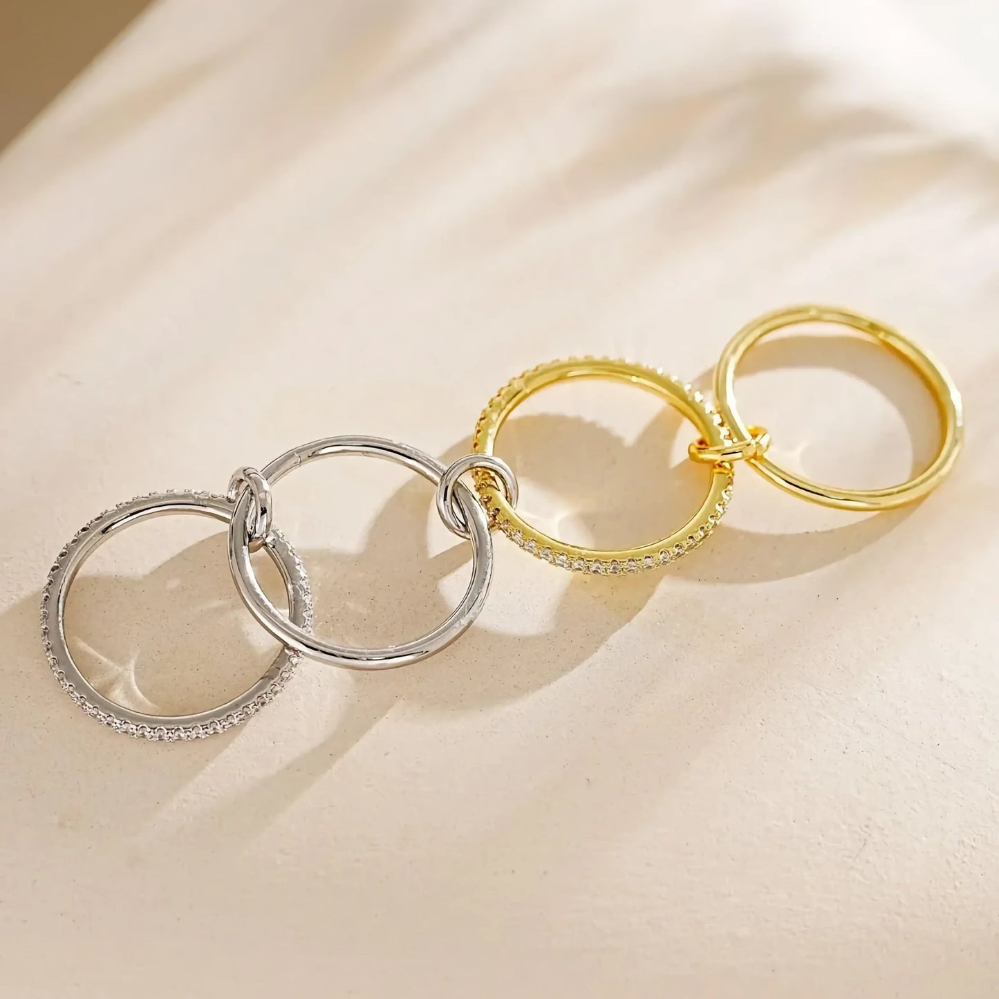 Ivy Stacked Diamond Ring