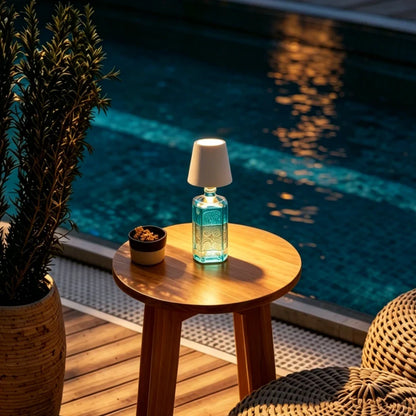 Bottle Lamp™ – Cordless LED Table Lamp for Bottles | USB Rechargeable, Dimmable, 18–24 Hr Battery
