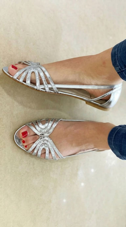 Golden Sandals Eleonora Summer Light