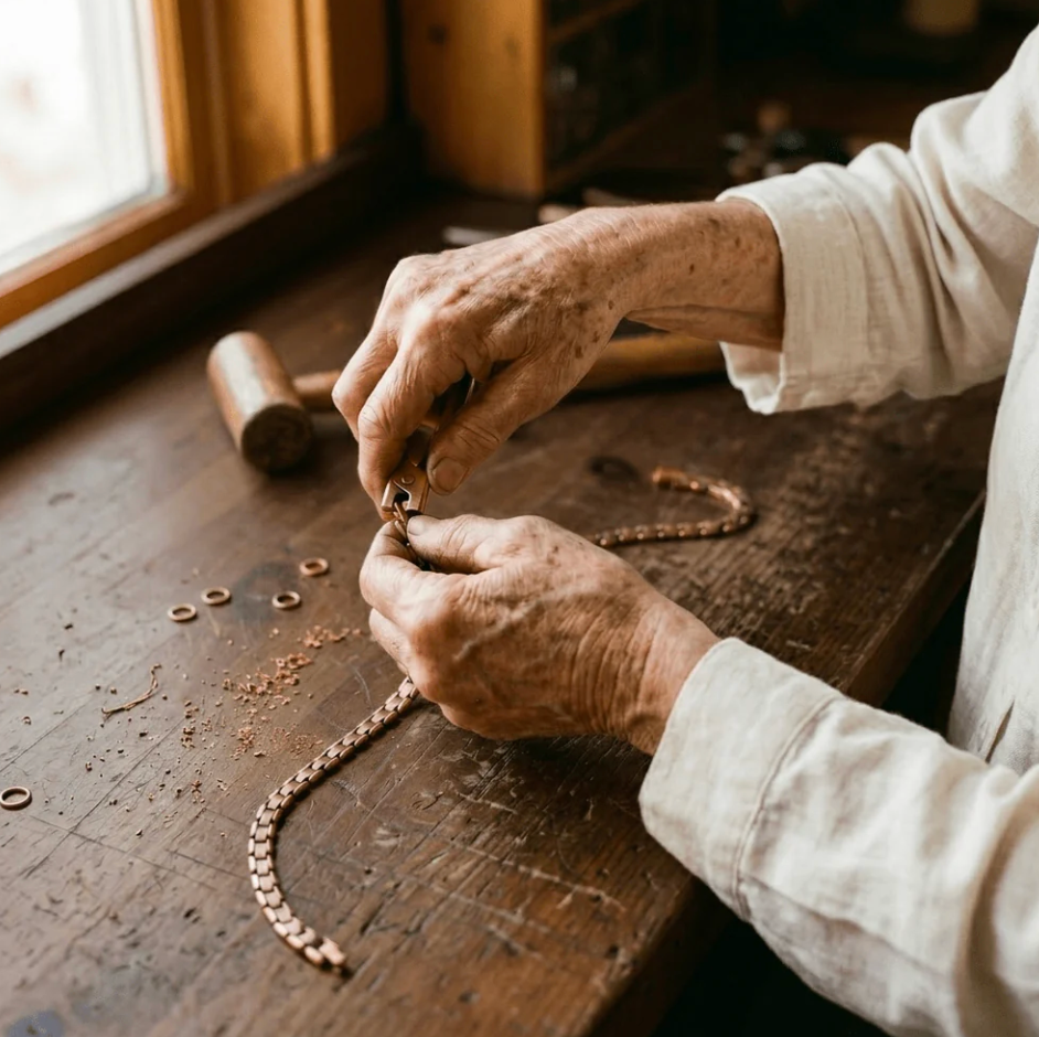 Alorin Cobble Copper Necklace
