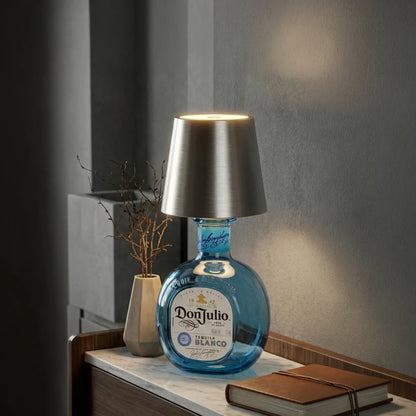 Bottle Lamp™ – Cordless LED Table Lamp for Bottles | USB Rechargeable, Dimmable, 18–24 Hr Battery