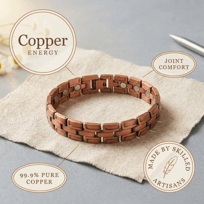 Alorin Cobblelink Men's Copper Bracelet