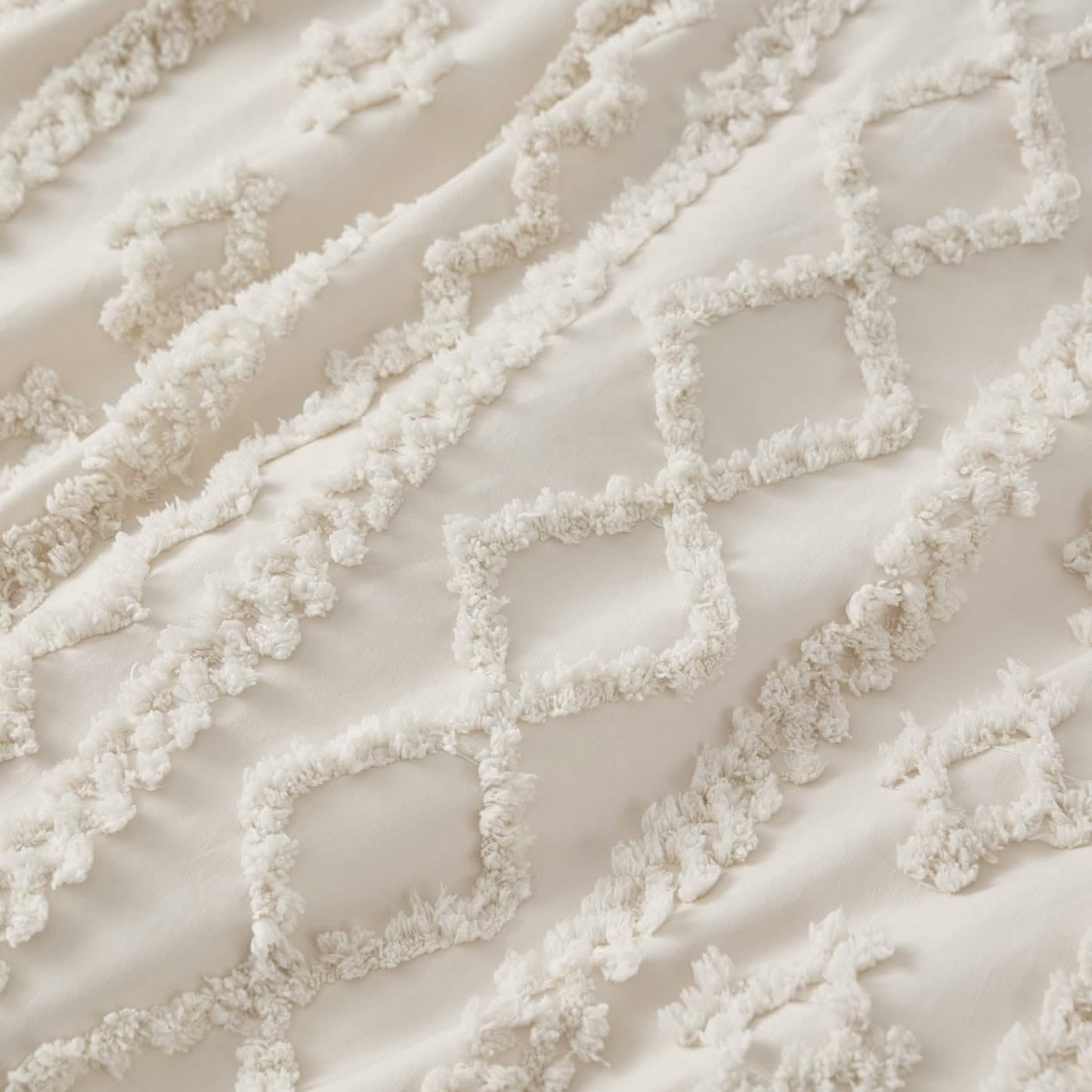 Boho Deluxe Tufted Embroidery Comforter Set