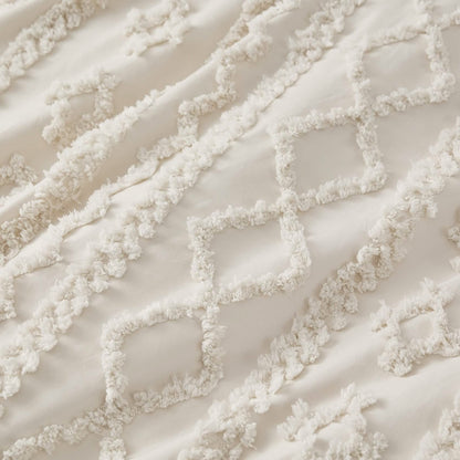 Boho Deluxe Tufted Embroidery Comforter Set