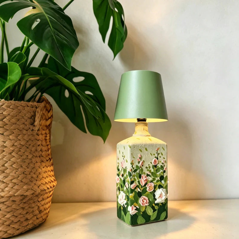 Bottle Lamp™ – Cordless LED Table Lamp for Bottles | USB Rechargeable, Dimmable, 18–24 Hr Battery
