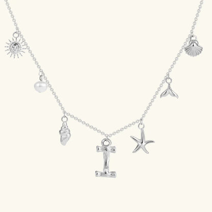 Avaria Ocean Initial Necklace
