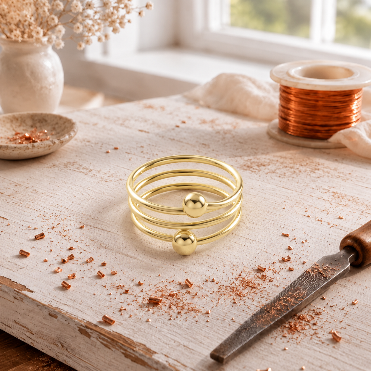 Alorin RoundLoop Copper Ring
