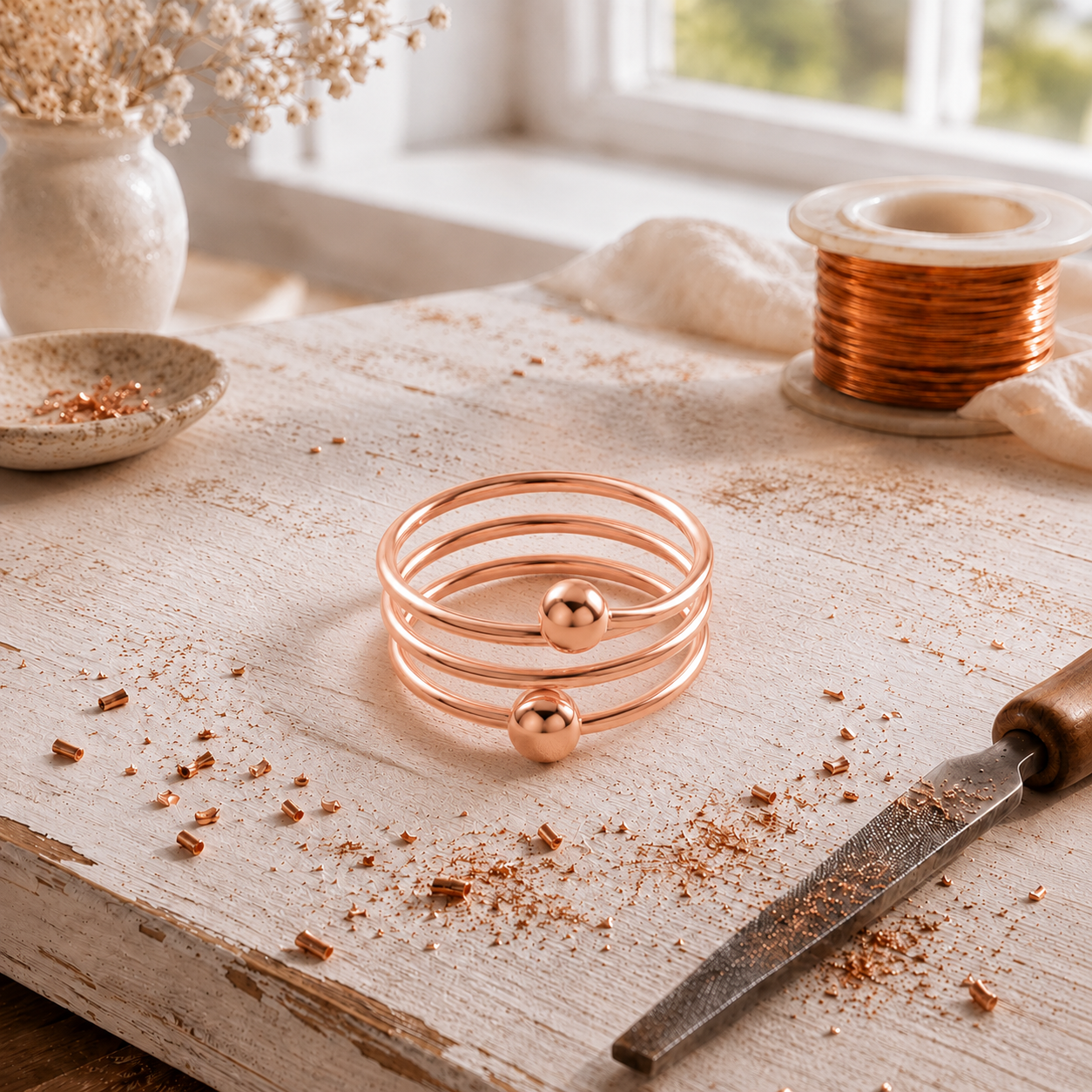Alorin RoundLoop Copper Ring