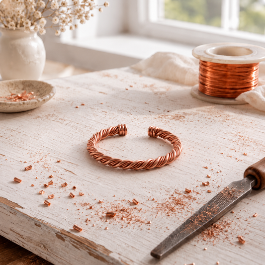 Willow Twist Copper Bracelet