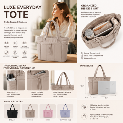 Alorin™ Luxe Everyday Tote
