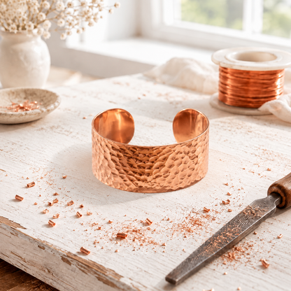 Alorin Hammered Copper Cuff