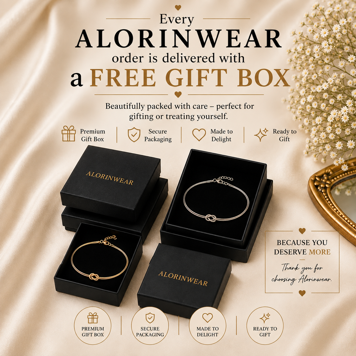 Alorinwear Forever Knot Bracelet