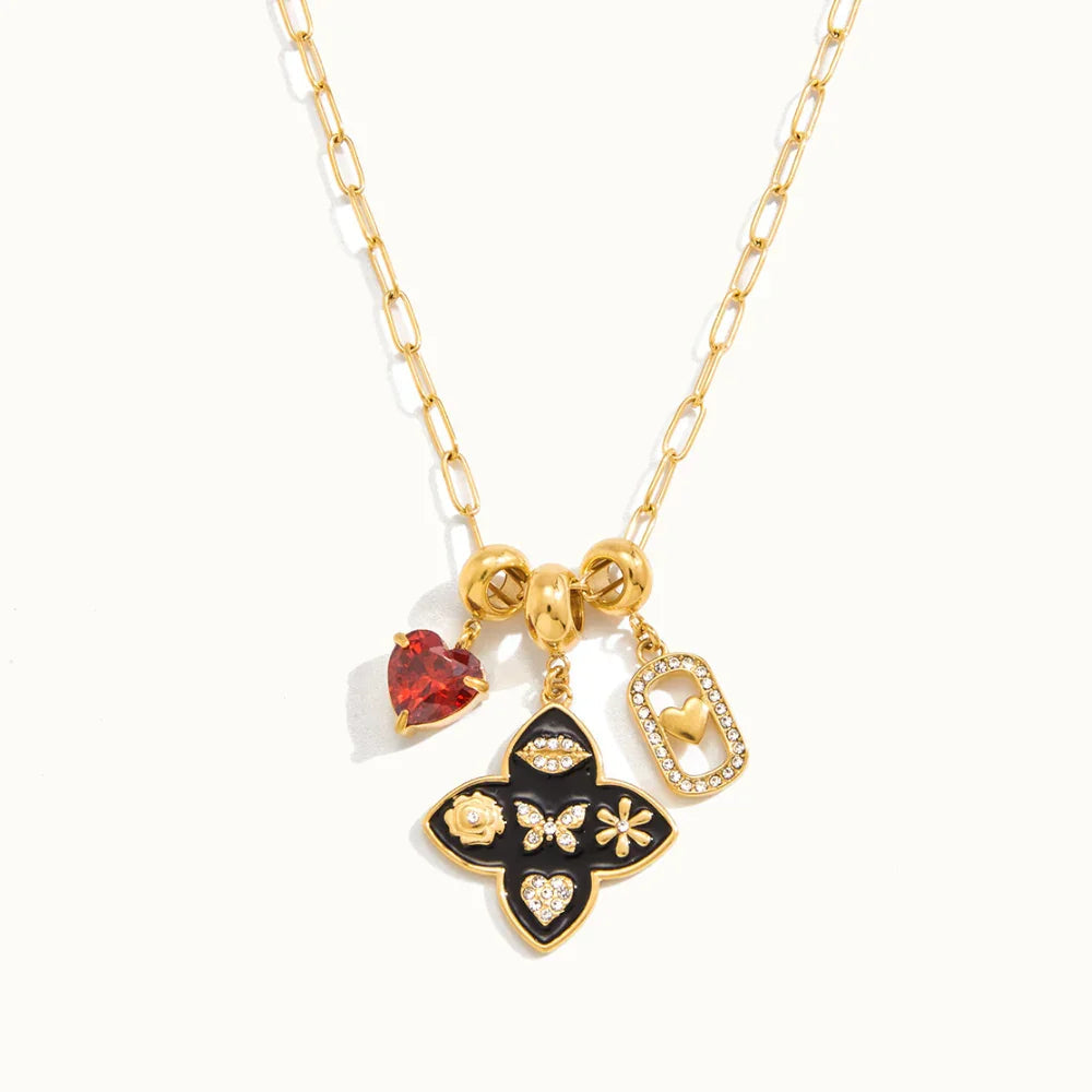 Soline Vintage Charm Necklace