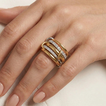 Vera Stacked Diamond Ring