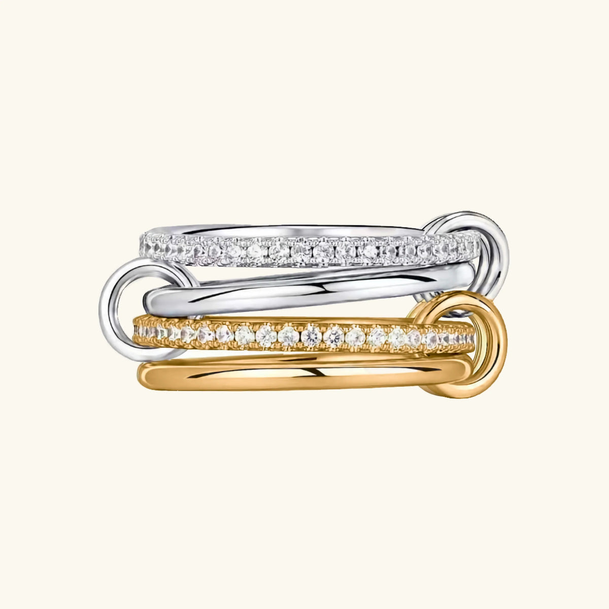 Ivy Stacked Diamond Ring