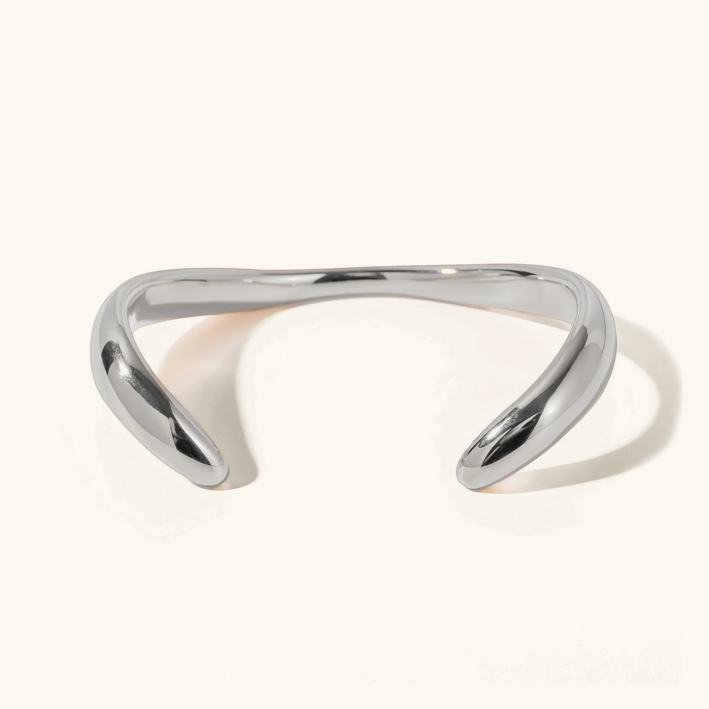 Audrina Contemporary Gold Bangle
