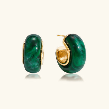 Lexi Chunky Enamel Hoops