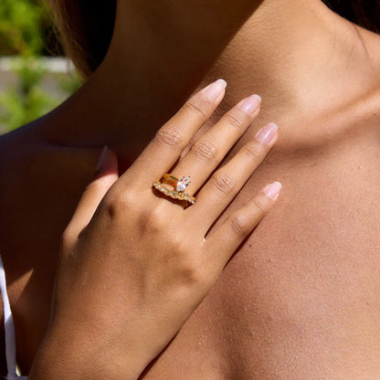 Calina Marquise Diamond Ring