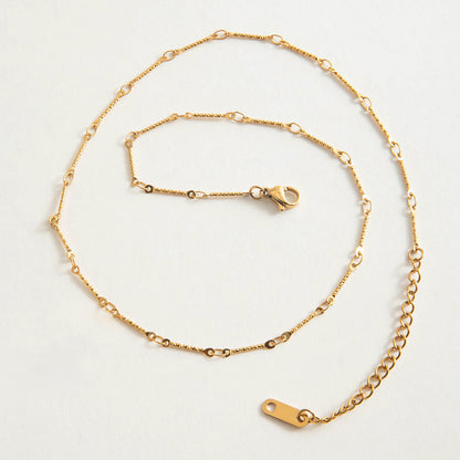 Amy Linked Chain Gold Necklace