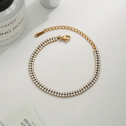Celene Layered Tennis Bracelet