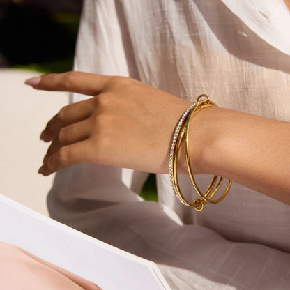 Quinley Stacked Diamond Bracelet