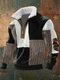 Beige and Black
