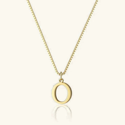 Therese Letter Initial Gold Necklace